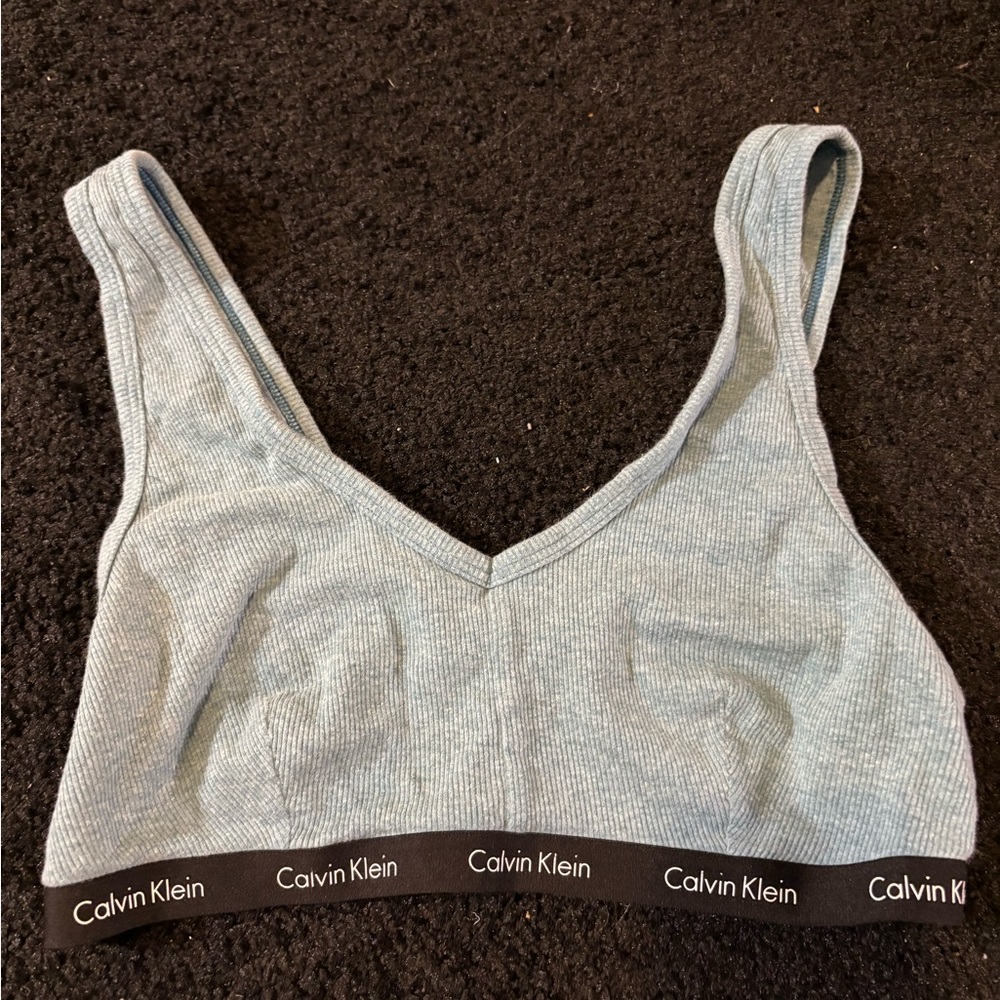 real CK sports bra ,super soft size medium I believe I thrifted it a year ago